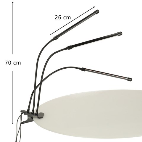 Lampa do roślin LED uprawy wzrostu panel 3 żarówki