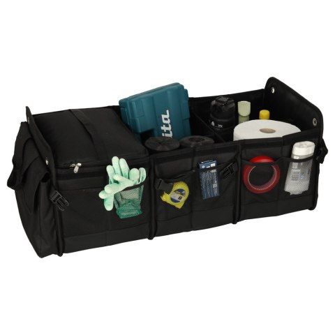 Organizer do bagażnika kufer do samochodu z chłodzeniem 3 komory z torbą termiczną XXL 37x75x32cm