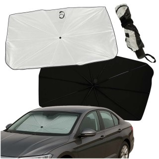 Parasol osłona przeciwsłoneczna na przednią szybę do samochodu auta mata składana UV 65x110cm